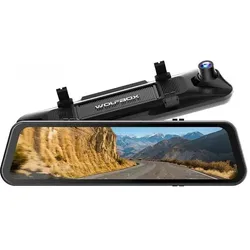 Wolfbox G900pro 4K + 2,5K-Dashcam (Eingebautes Display, Eingebautes Mikrofon, GPS-Empfänger, 4K), Dashcam, Schwarz