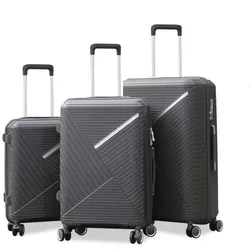 Reisekoffer Koffer 3 tlg Set Trolley Kofferset Handgepäck Polypropylen Gepäck