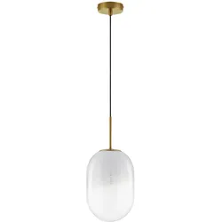 Nova Luce, Pendelleuchte, CHRYSI Pendelleuchte E14 Gold 120x18cm dimmbar 9092822 (E14)