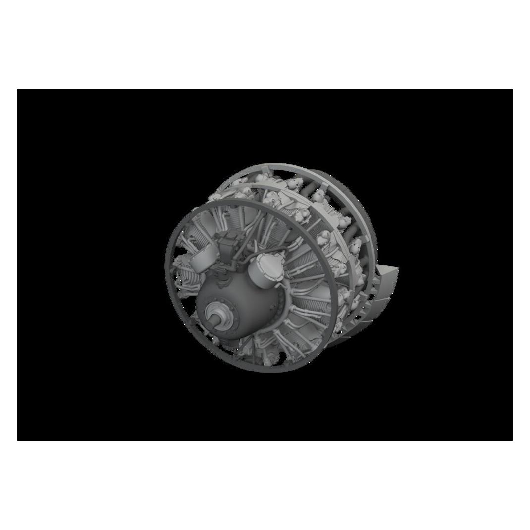 Eduard B-26B/C engines PRINT for ICM (6481013)