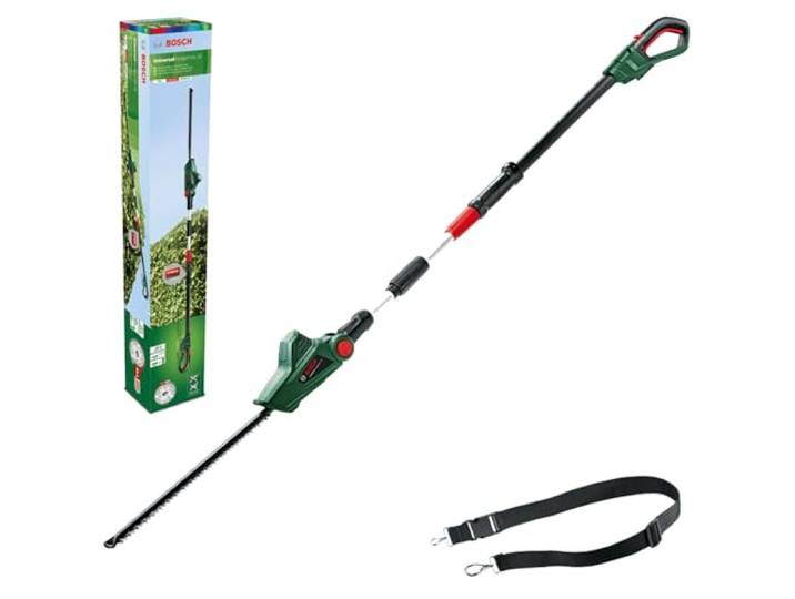 Bosch Home and Garden Akku Teleskop Heckenschere UniversalHedgePole 18 (ohne Akku, 18 Volt System, im Karton), Farbe