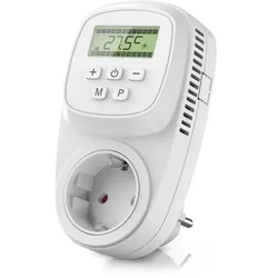 BEARWARE Steckdosen Thermostat digital programmierbar Temperaturregelung 5° - 35°C