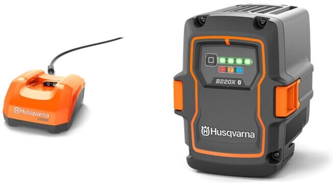 Set Husqvarna Schnellladegerät C500X + Akku 40-B220X