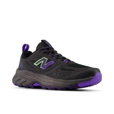 Trailrunningschuh NEW BALANCE "410", Damen, Gr. 40, lila (schwarz), Synthetik, Textil, Schuhe, für Laufen und Nordic Walking, mit Gummilaufsohle