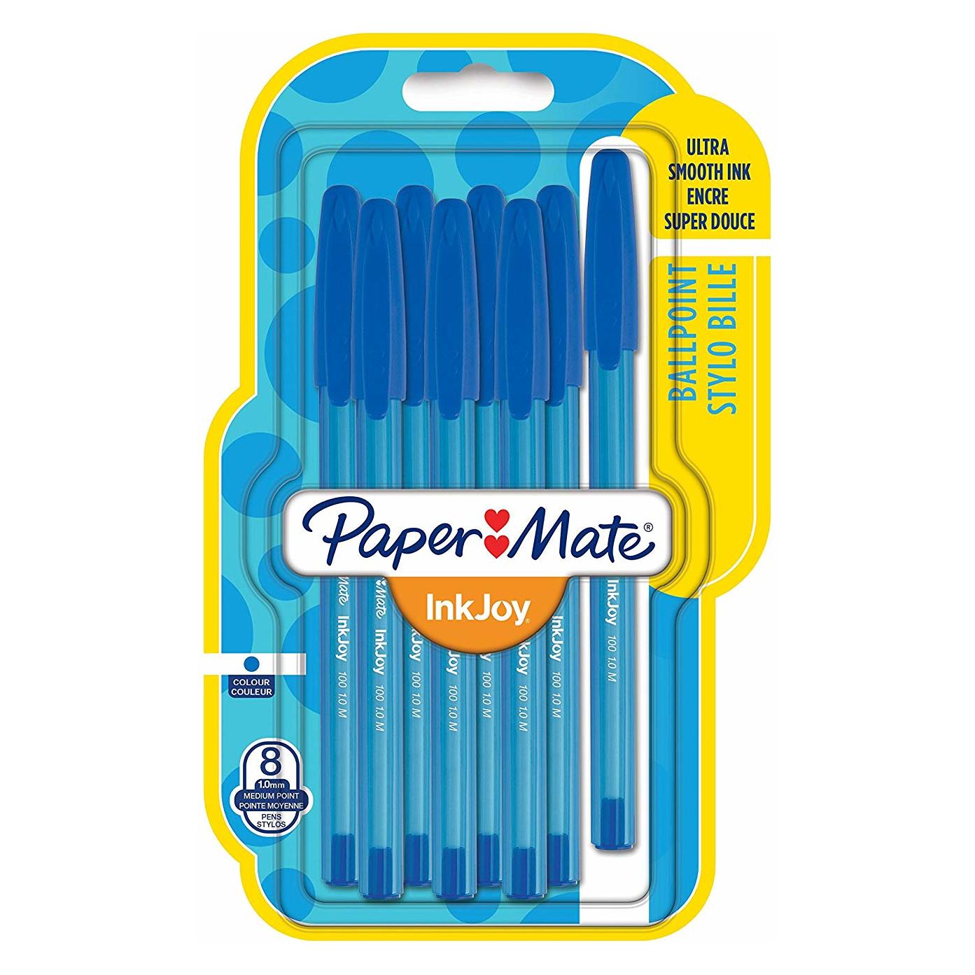Paper Mate Kugelschreiber InkJoy 100 Kappe M (8x) (1956742)
