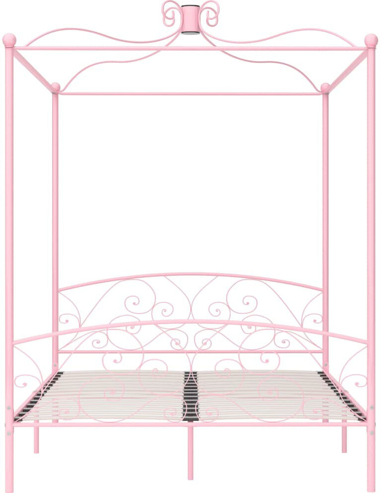 Marlow Home Co. Rocky Open-Frame Bed pink 160 x 200 cm