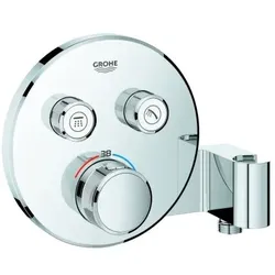 Grohe Grohtherm Smartcontrol Brausethermostat 29120000, chrom, 2 Absperrventile, Brausehalter
