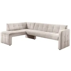 Exxpo by Gala Eckbank Barista Cord Beige 2,5-Sitzer