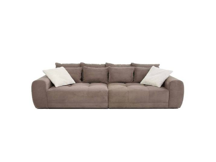 Trendstore Janni Megasofa in Cord - Cord taupe Relax-Oase für d