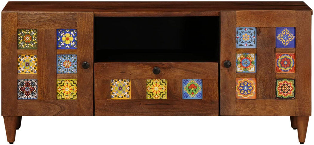 Bloomsbury Market TV Stand for TVs up to 88" Walnut 88"