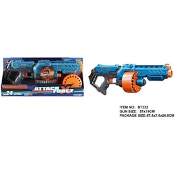 Lean Toys Wyrzutnia pocisków 24szt