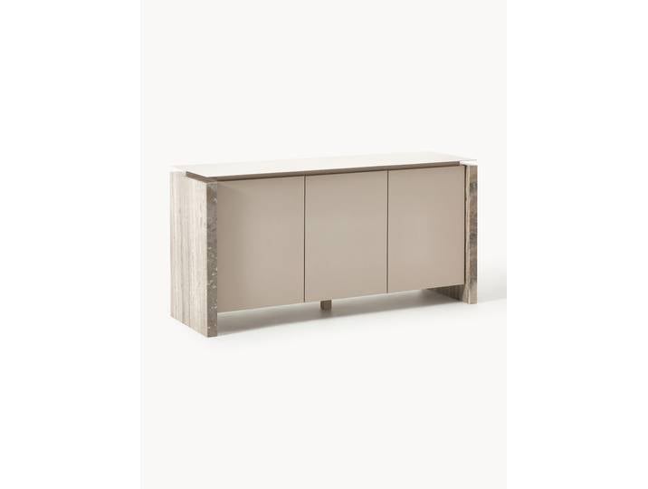 Sideboard Bruce aus Marmor und Metall