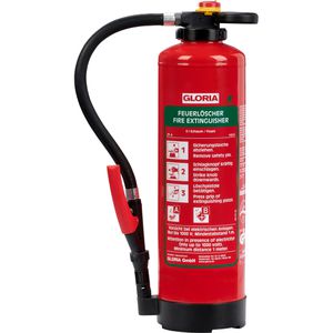 Gloria Feuerlöscher SKE 6 Pro 6 Liter, Schaumlöscher, 21A, 113B, Schlagknopf, fluorfrei