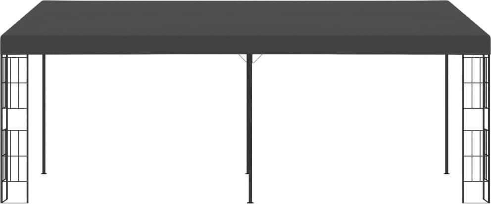 vidaXL Wand-Pavillon 3x6 m Anthrazit Stoff