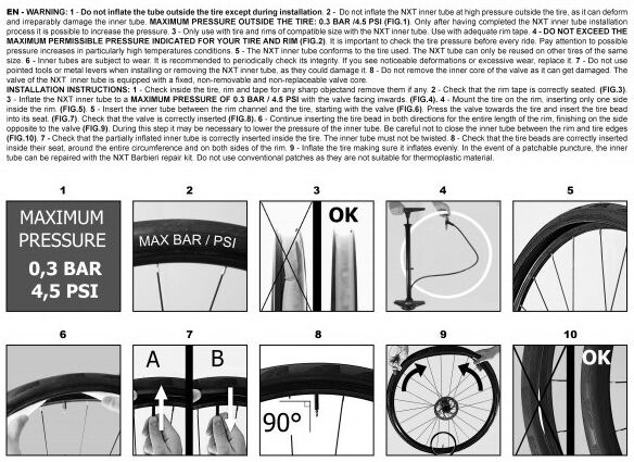 BARBIERI Kit riparazione per camera d'aria antiforatura TPU  NXT