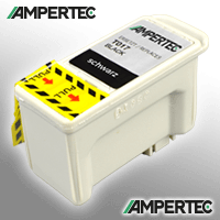 Ampertec Kompatible Tinte ersetzt Epson C13T017401 schwarz
