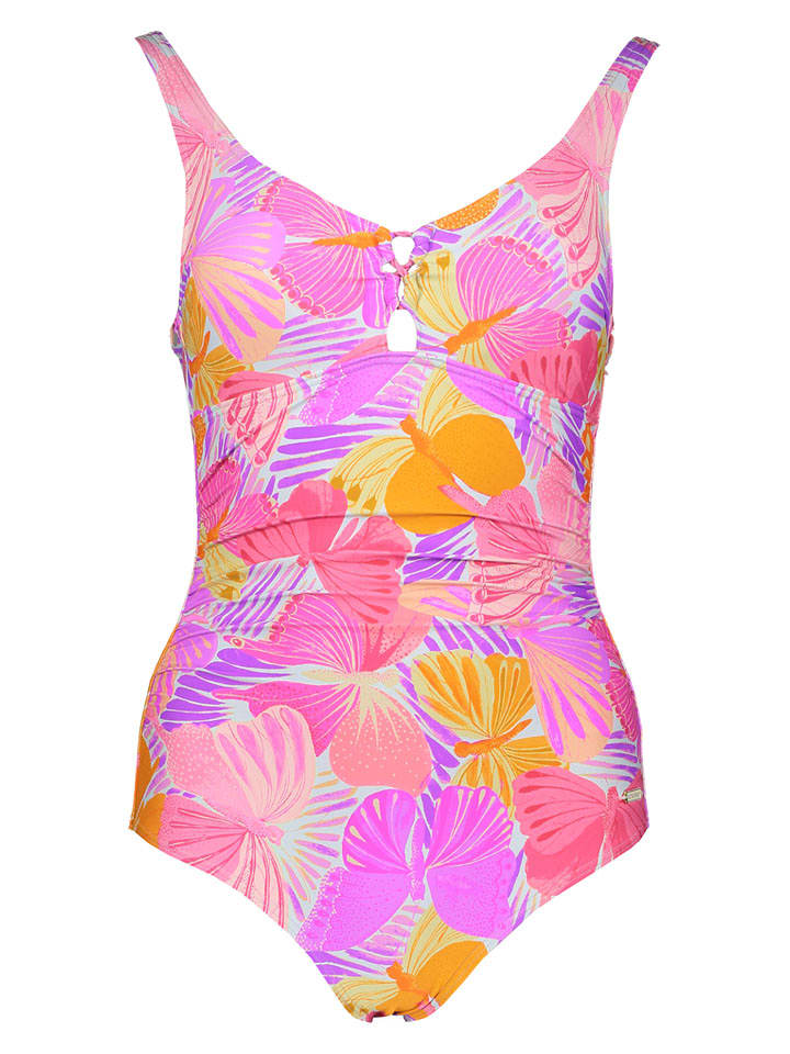 Sunseeker Badeanzug in Lila/ Orange - 38A/B-Cup