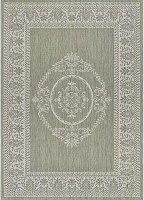 Dream Decor Rugs Pergola Emblem Indoor/ Outdoor Area Rug