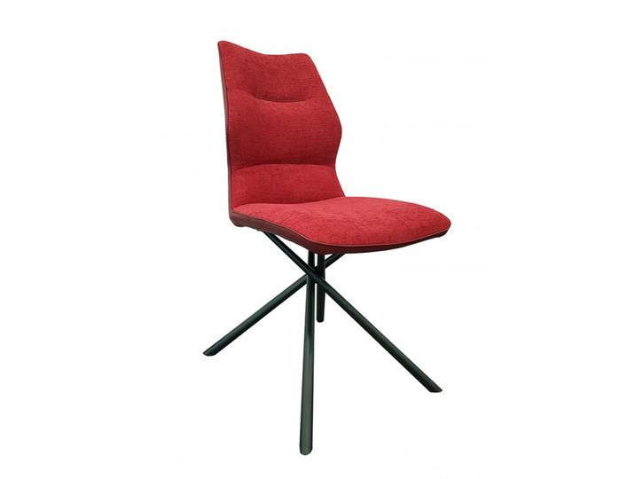CHAISE IWISH CONTEMPORAINE EN TISSU PIEDS CROISÉS