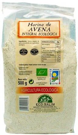 ECO SALIM Öko Hafervollkornmehl 500 gr 500 gr