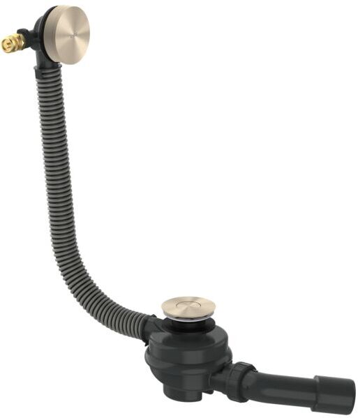 Hansgrohe AXOR Flexaplus Komplettset 42541820 Ab- und Überlauf für Badewanne, brushed nickel
