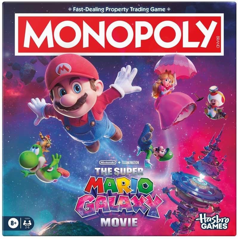 Hasbro Gaming Monopoly Super Mario Galaxy Film Editie, vanaf 8 jaar