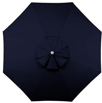 9' Patio Umbrella Replacement Canopy - Canvas Navy Sunbrella - Ballard Designs