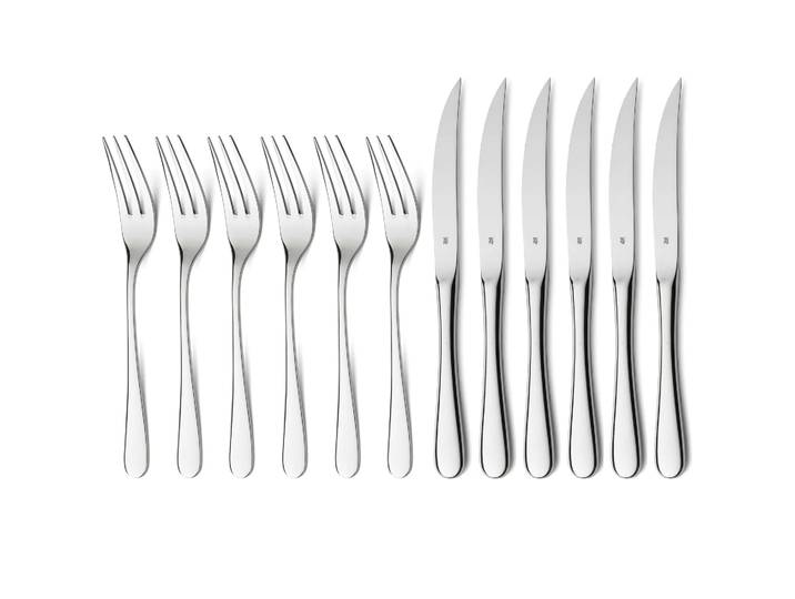WMF Couverts à barbecue Geschenkidee 12 Pièces Acier inoxydable