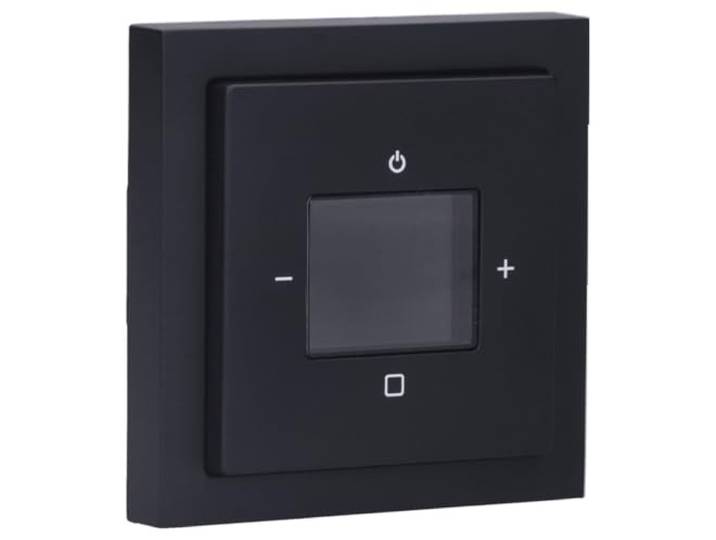Busch-Jaeger Komplett-Set 8217 Unterputz-Radio BTconnect DAB+ mit Bluetooth 8252 future® linear Zentralscheibe Schwarz matt 1721-885K future® linear 1-fach Abdeckahmen Schwarz Matt future® linear