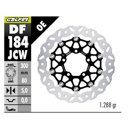 Galfer Bike Bremsscheibe Galfer Float Floatech Schw.R90r (300 mm) (DF184JCW)