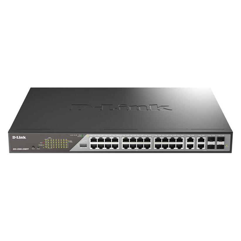 D-Link 28-Port Desktop Gigabit Poe (28 Ports) (DSS-200G-28MPP/E)