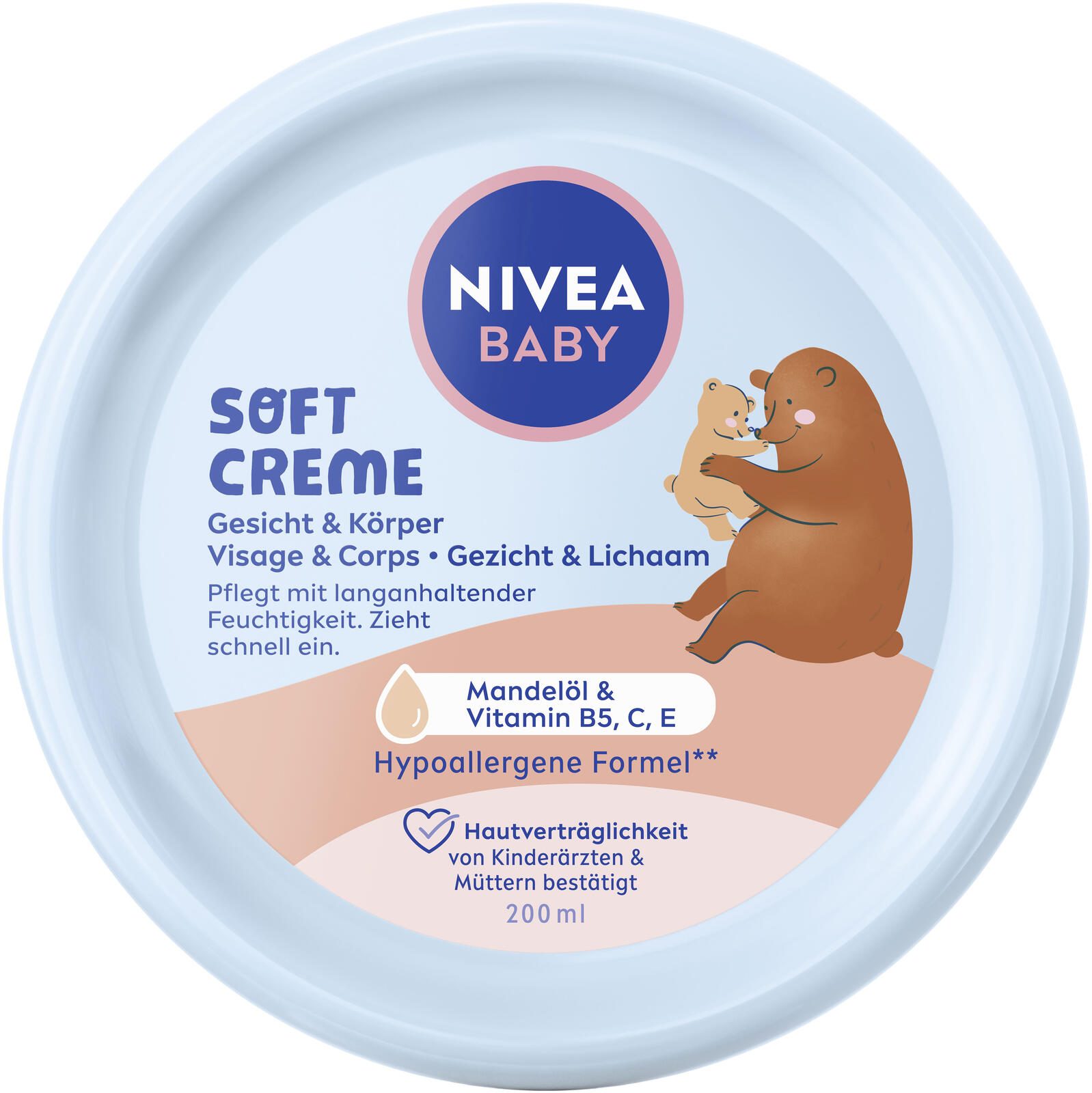 NIVEA BABY SOFT Babycreme 200,0 ml 80529