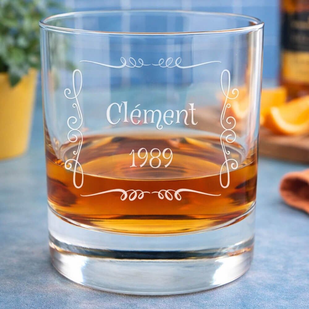 Ocadeau Verre Whisky Arabesque