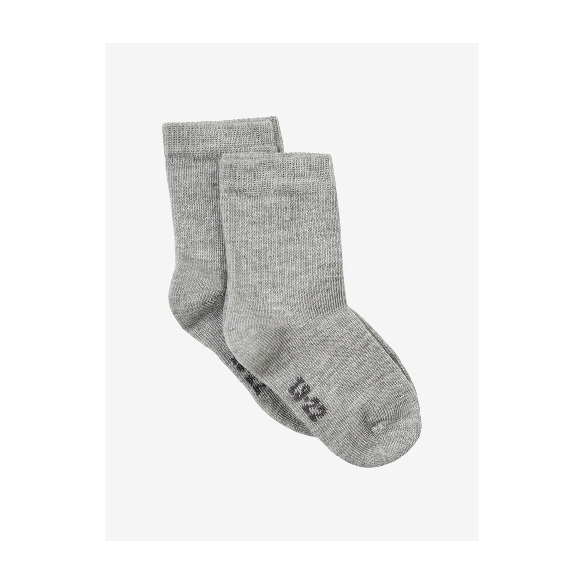 Minymo Ankle Sock (2-pack) light grey melange (130) 35\38 5075-130-35\38
