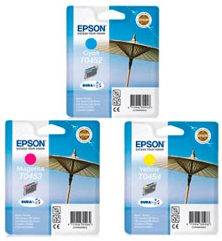 Epson Multipack T0452 serie (cian+ magenta+ amarillo)