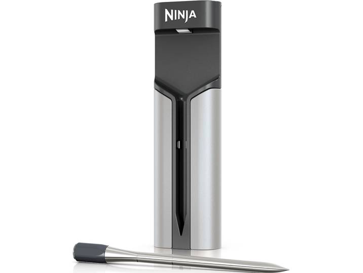 Kochthermometer NINJA WP100EU Ninja ProChef Thermometer drinnen & draußen , silber, B:4,5cm H:15,6cm T:2,3cm, Edelstahl, Temperaturmessgeräte, Kochthermometer, drinnen & draußen, mit App-Verbindung