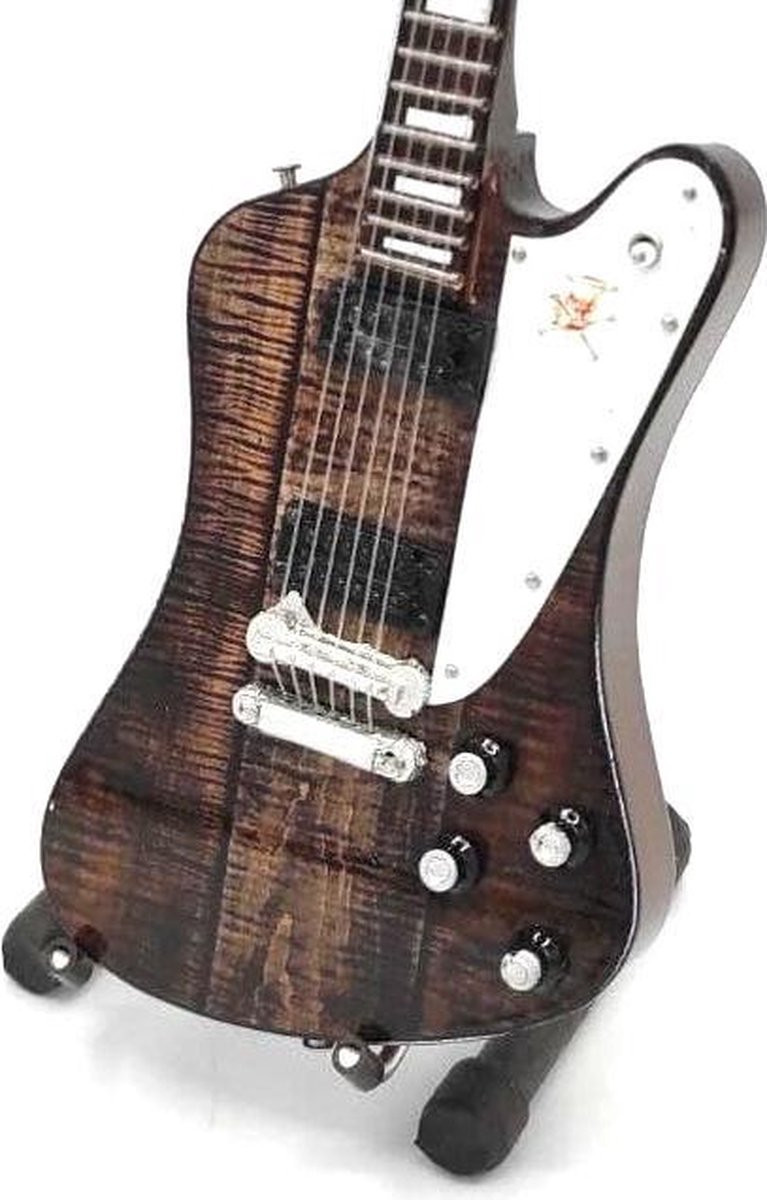 Miniatuur replica Gibson Firebird gitaar Slash Guns N' Roses