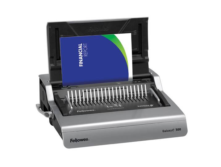 Fellowes Galaxy-E 500 Machine à relier électrique - Pour relier un dossier jusqu'à 500 feuilles - Perforation 28 feuilles