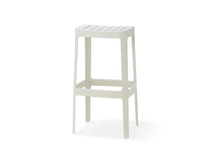 Cane-line Cut Barhocker White