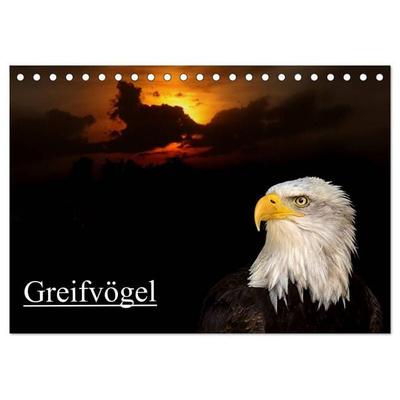 Greifvögel (Tischkalender 2027 DIN A5 quer), CALVENDO Monatskalender