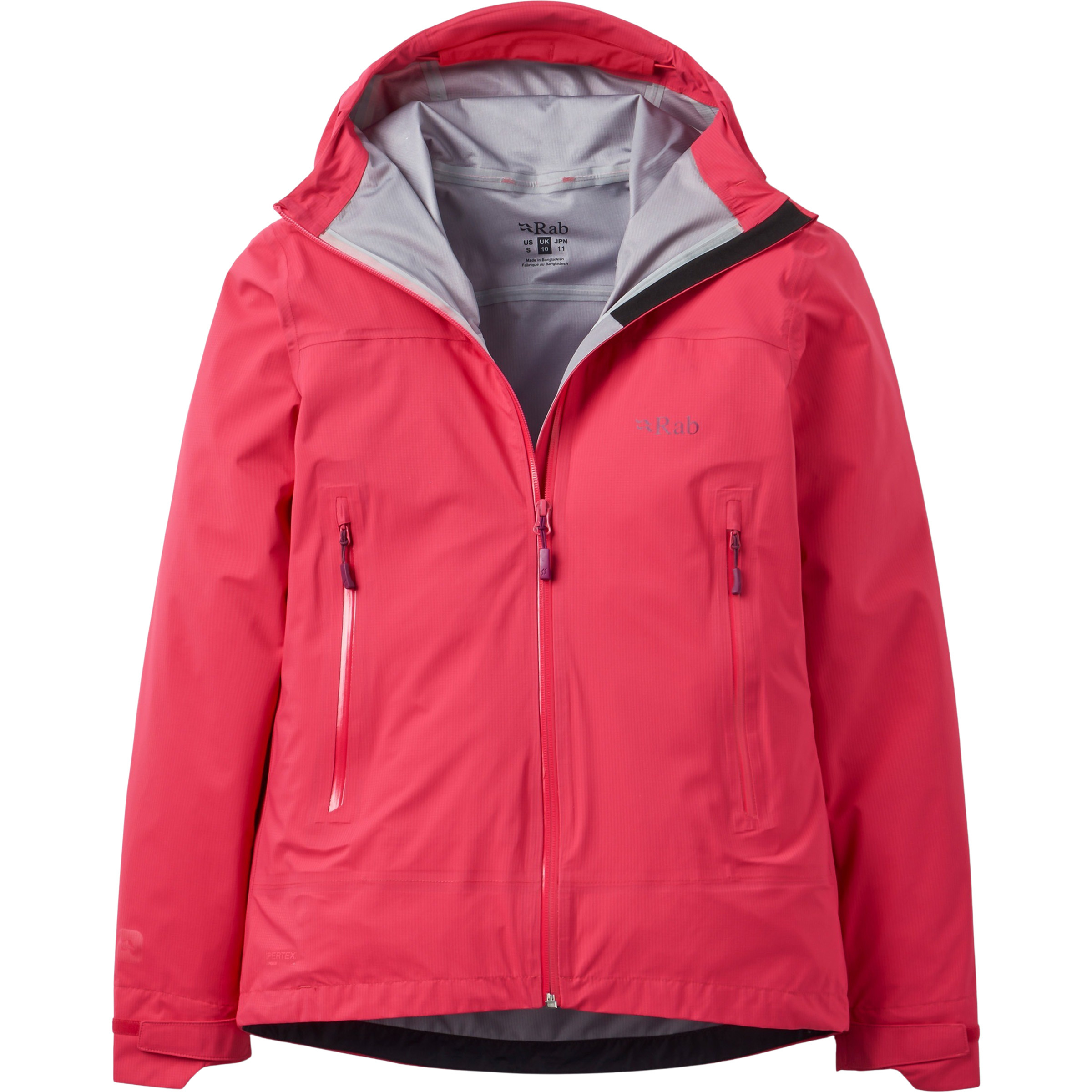 Rab Firewall Light Damen Regenjacke rot Größe L Trekking Windabweisend Wasserabweisend