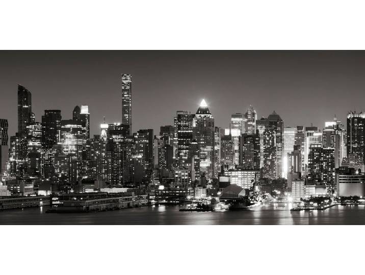 Küchenrückwand EXPRESS KÜCHEN New York , grau, B:120cm H:55,9cm, Holzwerkstoff, Spritzschutzwände