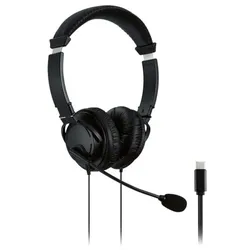 Kensington Stereo-Headset mit USB-C schwarz