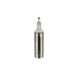 for friends Essig-/Ölflasche   , grau , Glas,Edelstahl , Maße (cm): H: 29  Ø: 6.5