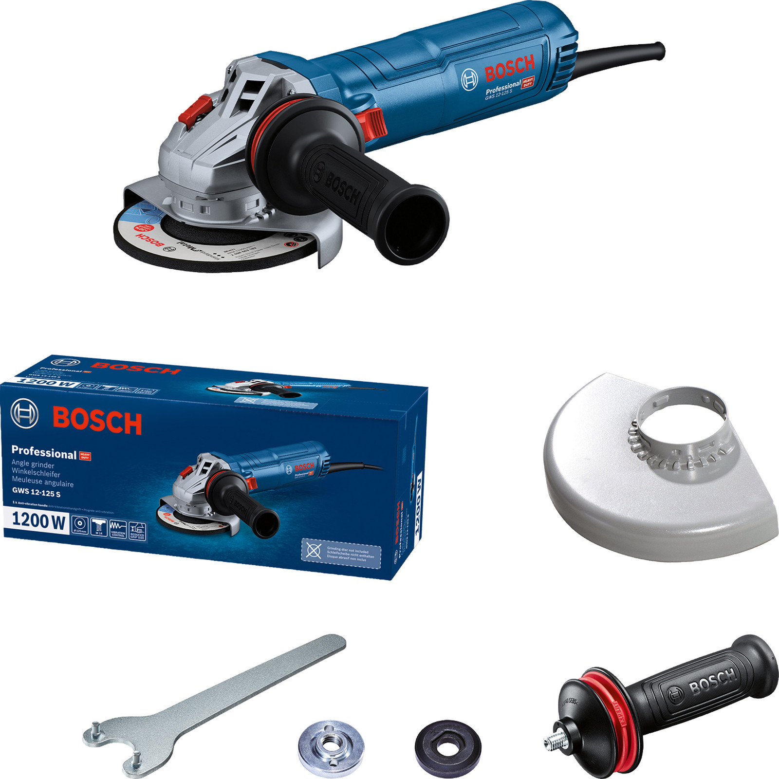 Bosch Professional Winkelslijpmachine GWS 12-125 S
