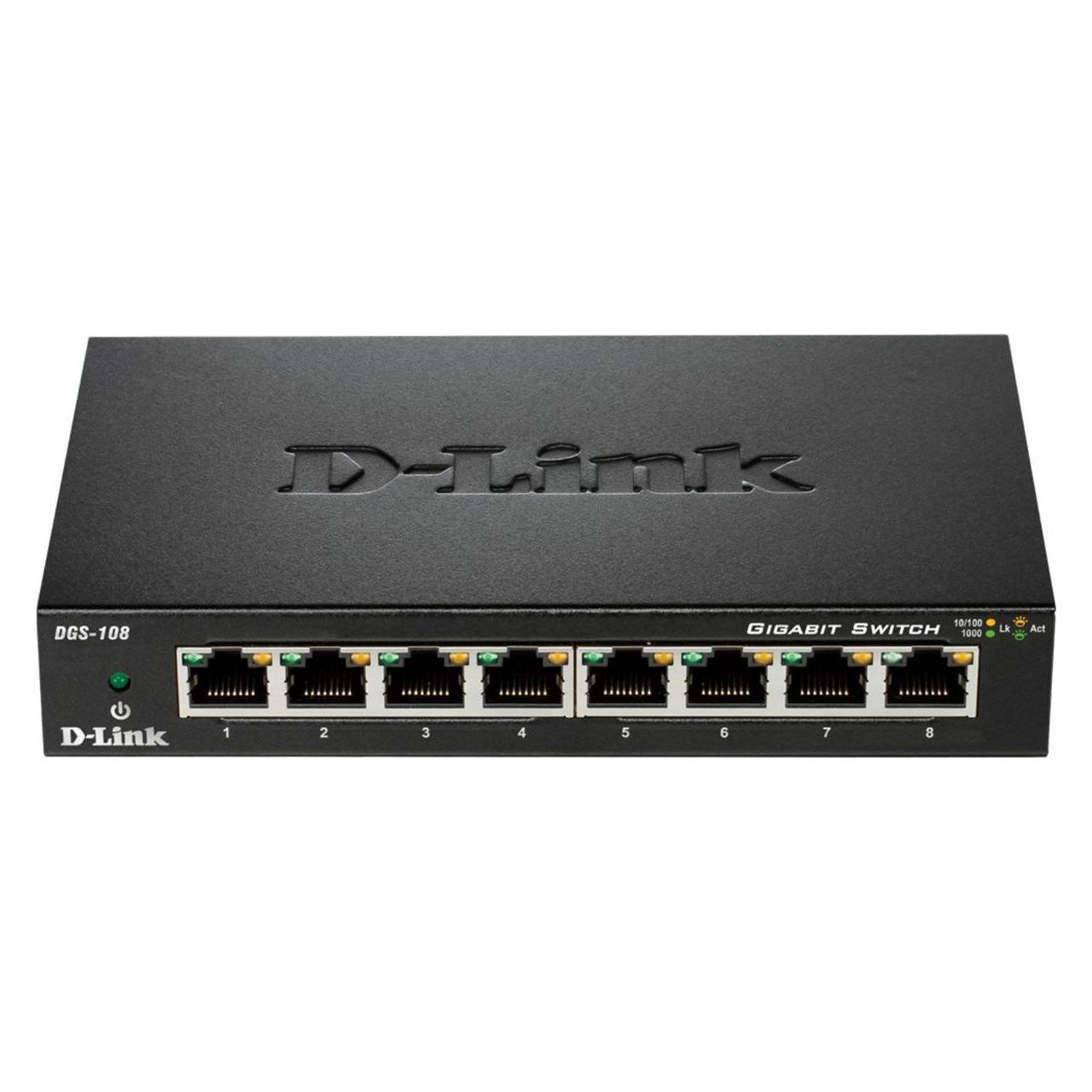 D-Link DGS-108GL (8 Ports) (DGS-108GL/E)