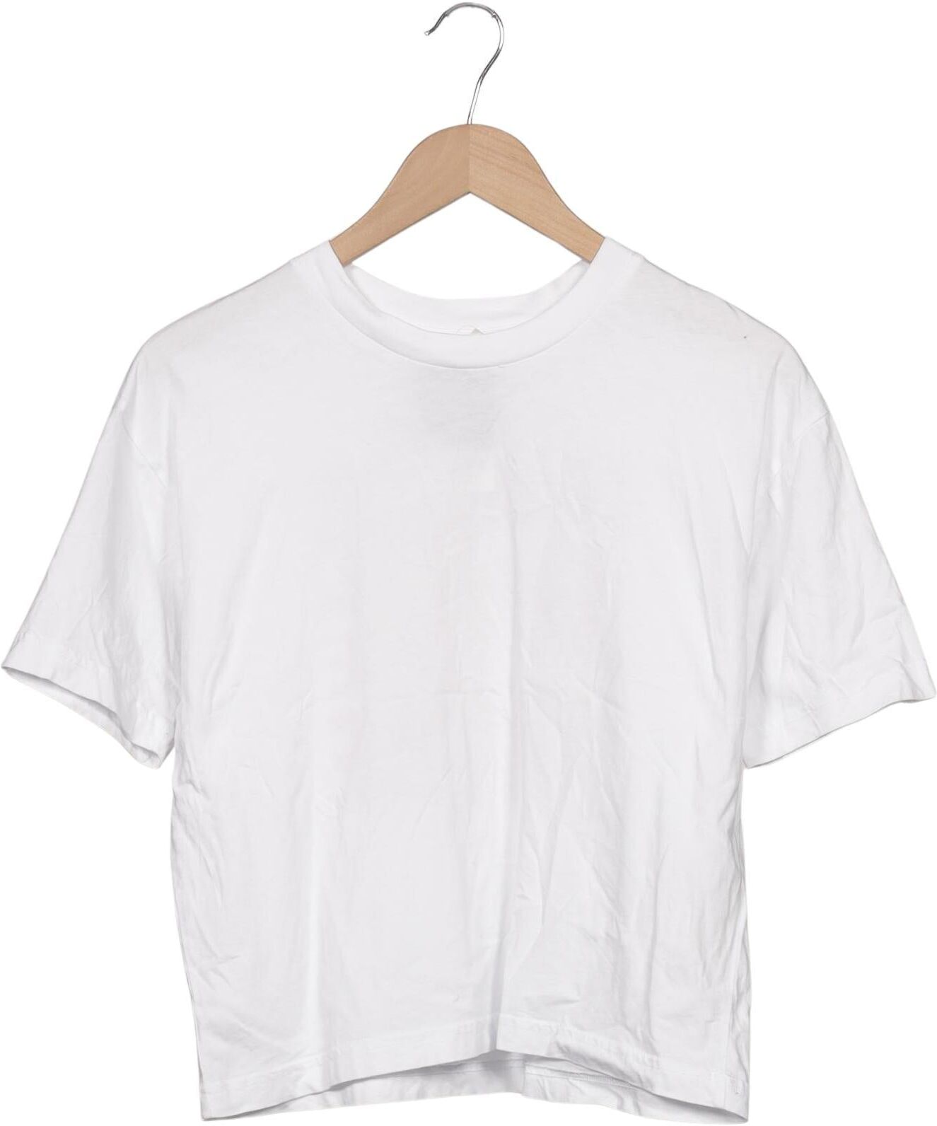 Kauf dich glucklich Damen T-Shirt, Weiß, Gr. XS, Baumwolle - Second Hand