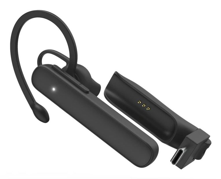 Hama 184186 MyVoice Station In-Ear Bluetooth Kopfhörer kabellos 10 h Laufzeit (Schwarz) 00184186