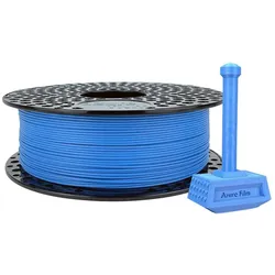 AzureFilm PLA STRONGMANN 1,75mm BLUE 1kg 3D FILAMENT (PLA, 1000 g, 1.75 mm), Filament, Blau