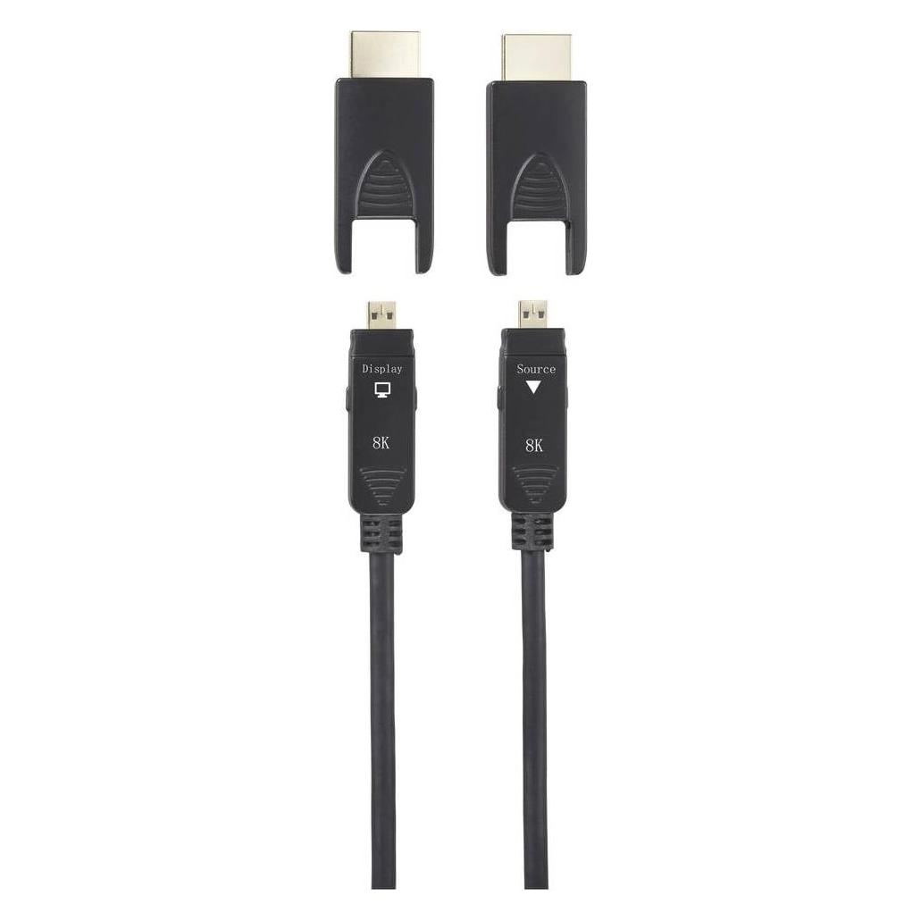 SpeaKa Professional Glasfaser / HDMI Anschlusskabel HDMI-A Stecker, HDMI-Micro-D (15 m) (SP-13597800)